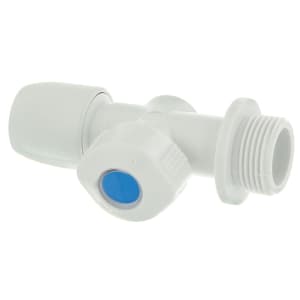 Image of Hep2O HX38/15WS Hot and Cold Appliance Valve - 3/4in x 15mm