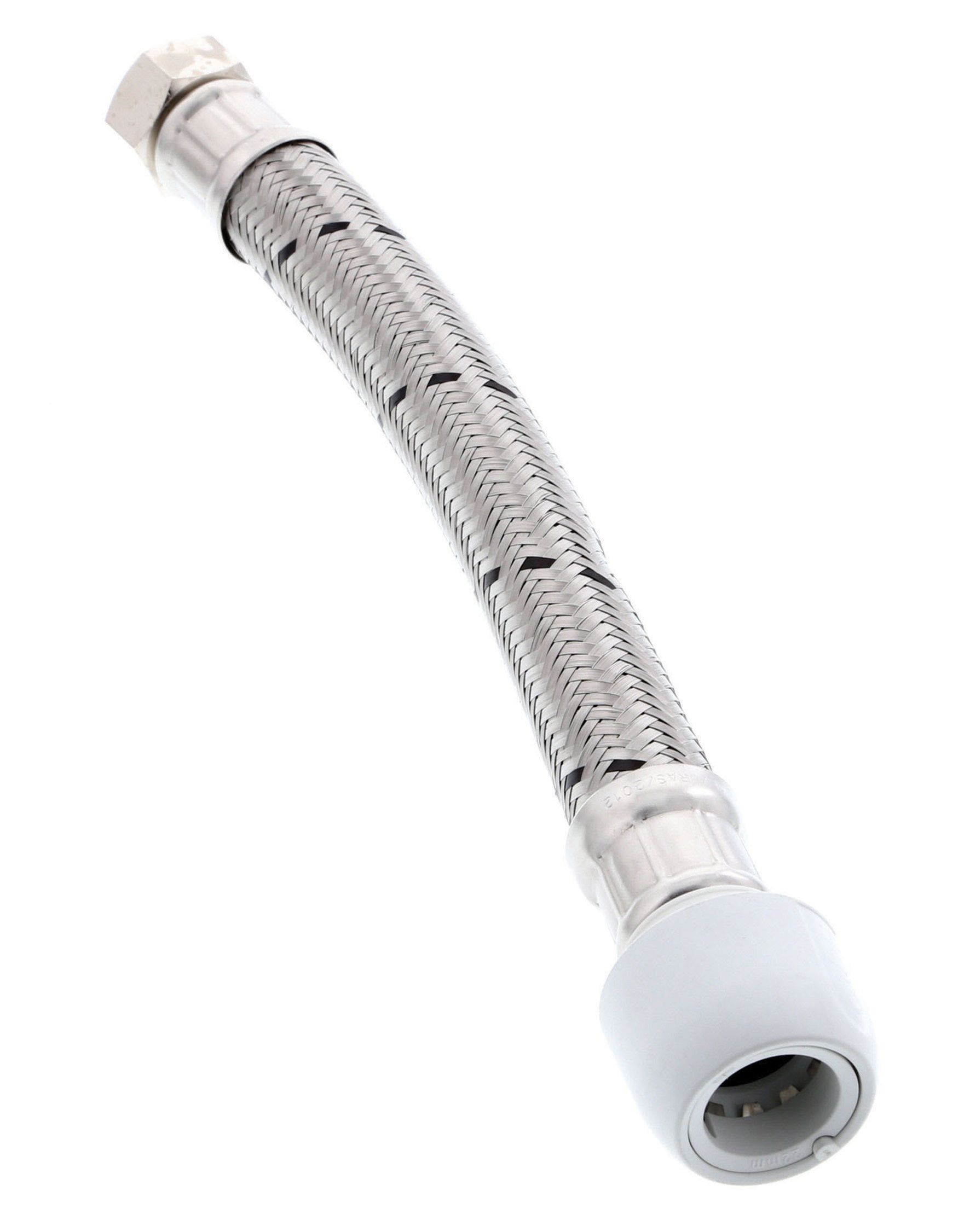 Image of Hep2O HD125B/22W Flexi Tap Connector - 22mm x 3/4in x 300mm