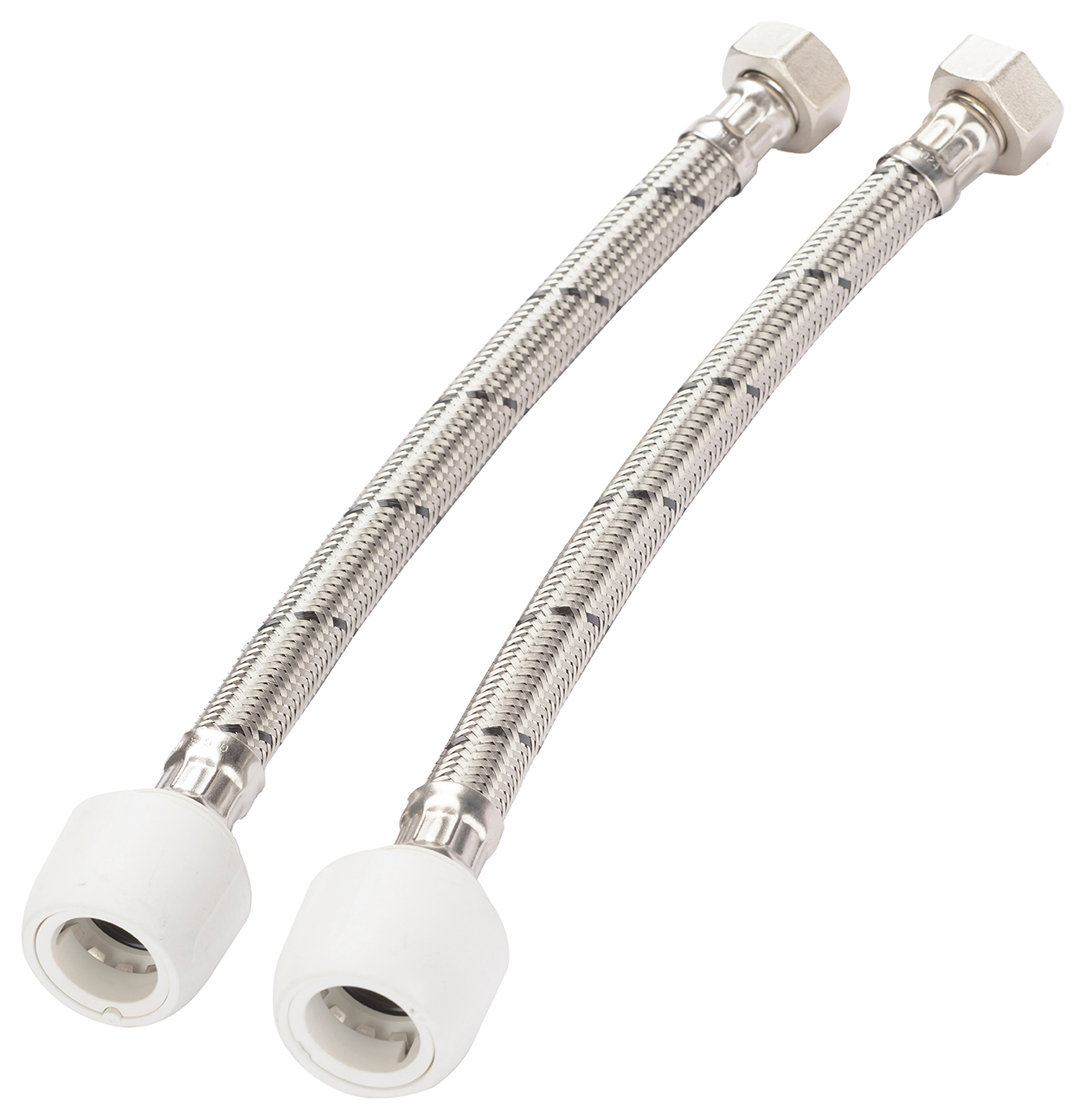 Image of Hep2O HD125B/22W Flexi Tap Connector - 22mm x 3/4in x 300mm