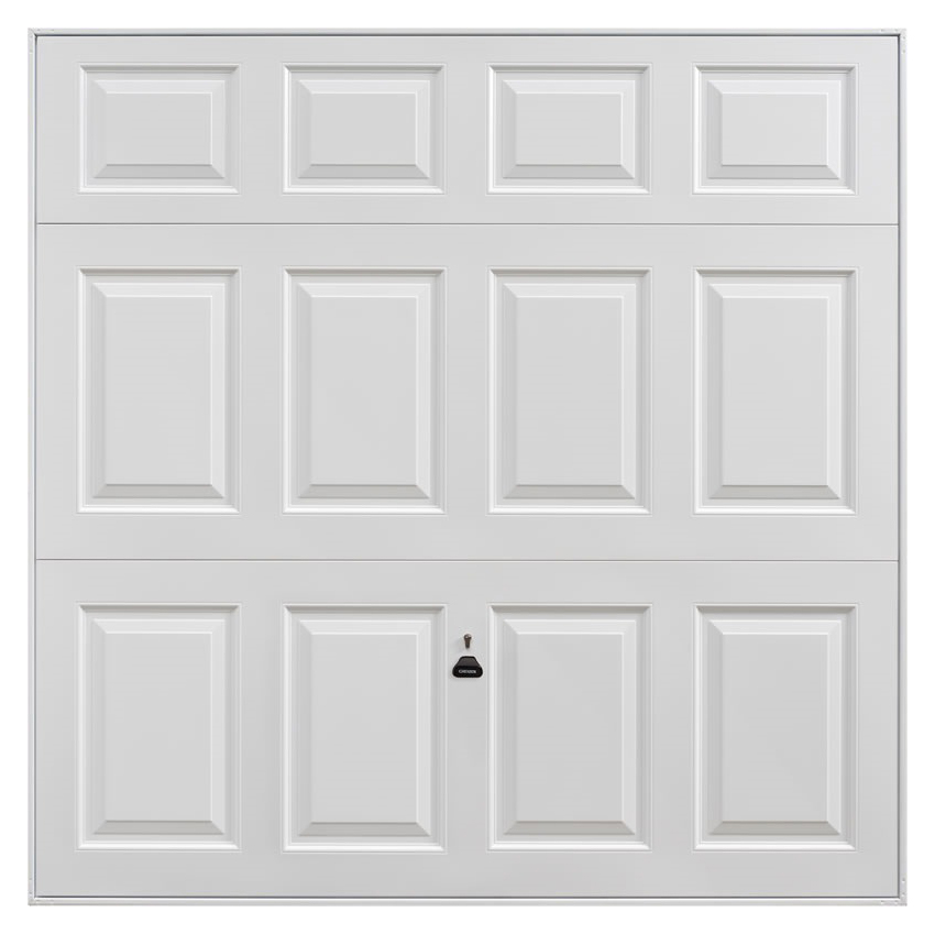 Image of Garador Beaumont White Framed Retractable Garage Door - 2286 x 1981mm