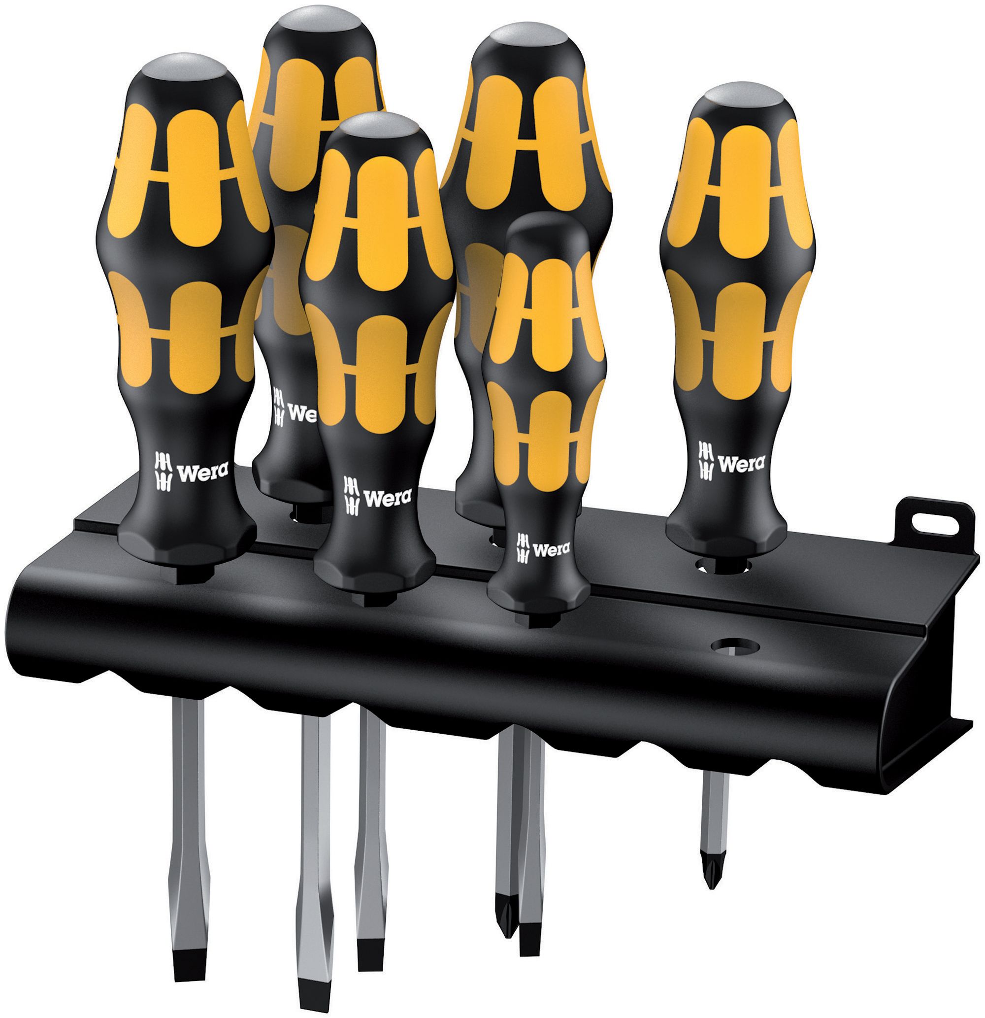 Image of Kraftform Plus Heavy Duty Chiseldriver 6 Piece Screwdriver Set - Sl/Pz