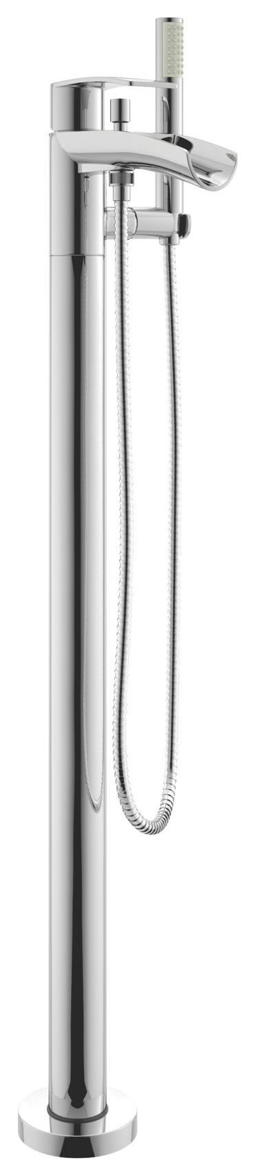 Wickes Niagra Floor Standing Bath Shower Mixer Tap Chrome Wickes.co.uk