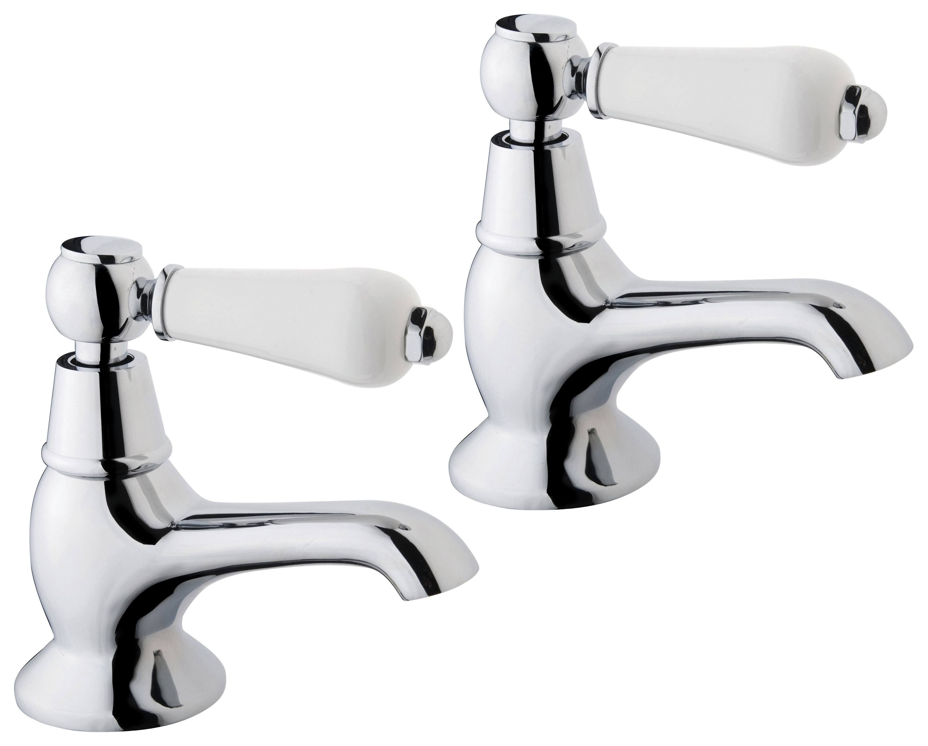 Image of Wickes Enchanted Bath Taps - Chrome