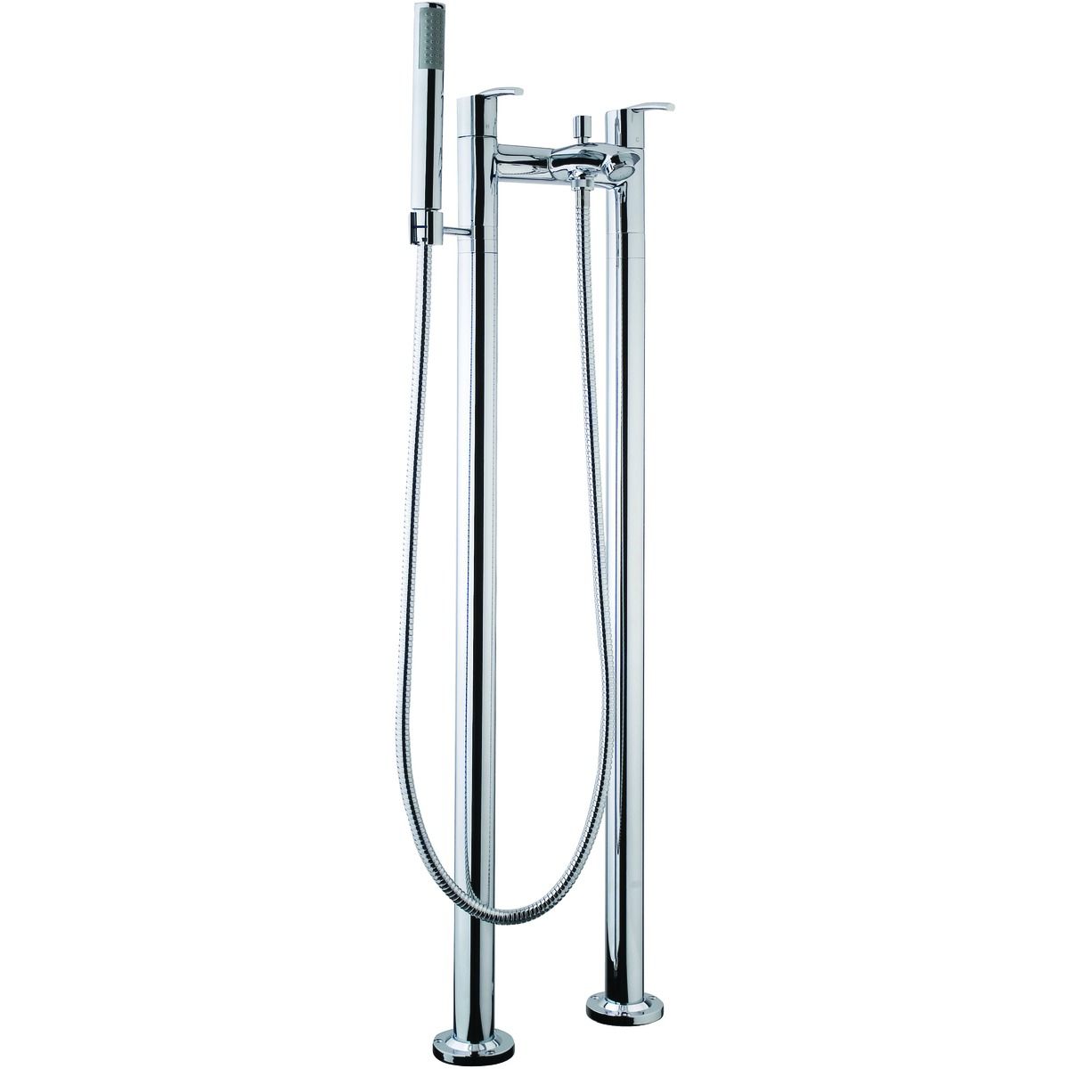 Image of Wickes Versaille Floorstanding Bath Shower Mixer Tap - Chrome