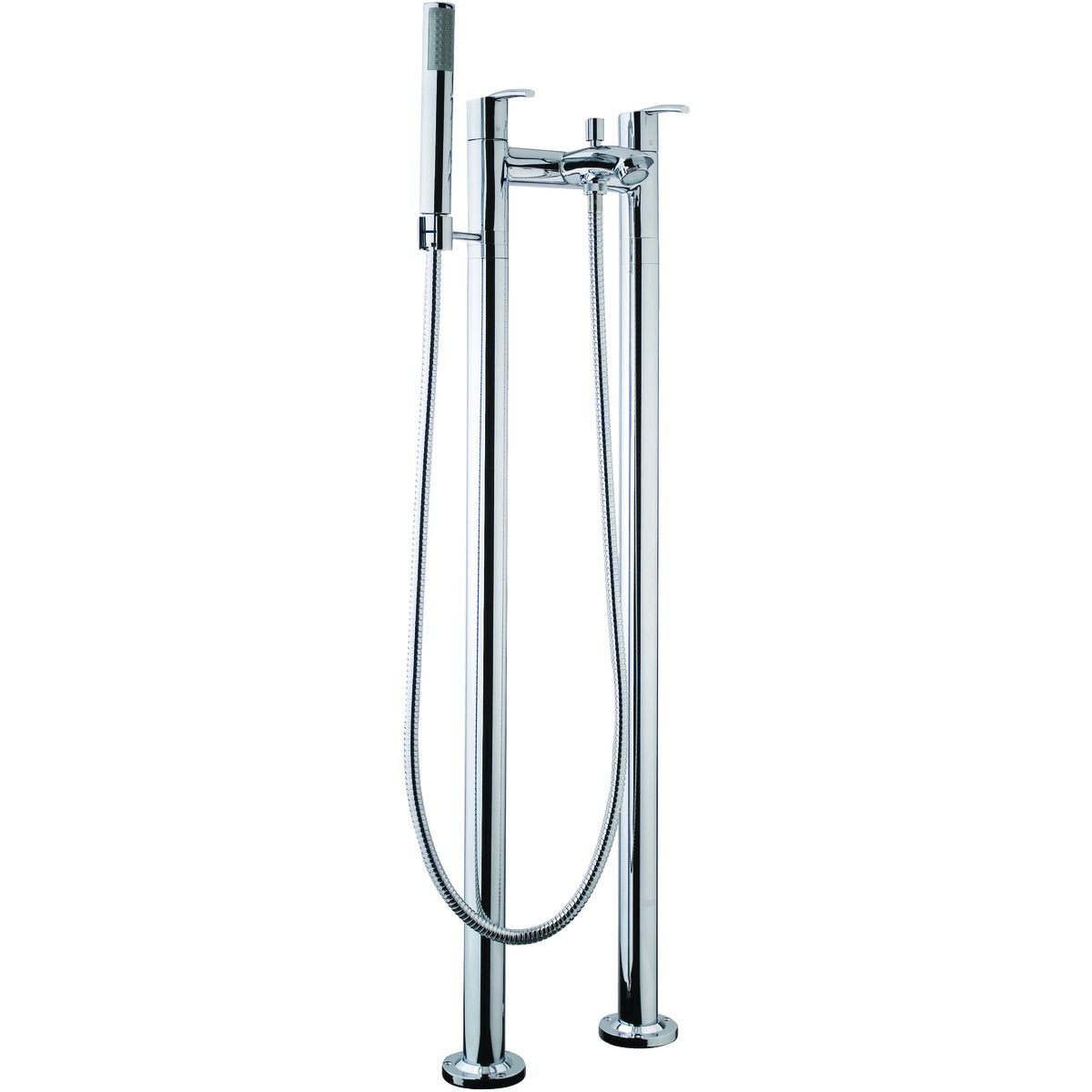 Wickes Versaille Floorstanding Bath Shower Mixer Tap Chrome Wickes.co.uk