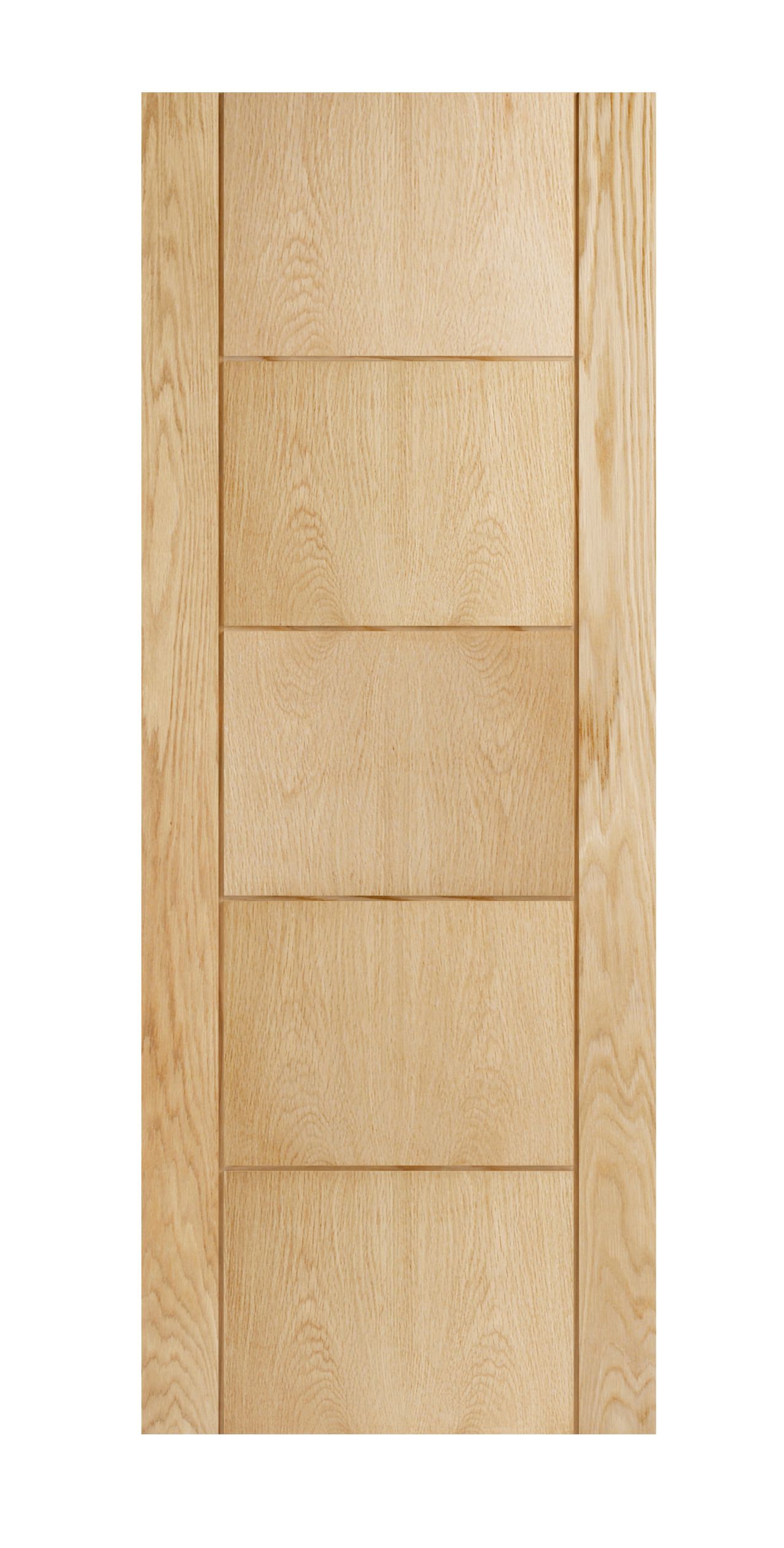 Wickes Thame Oak 5 Panel Internal Door
