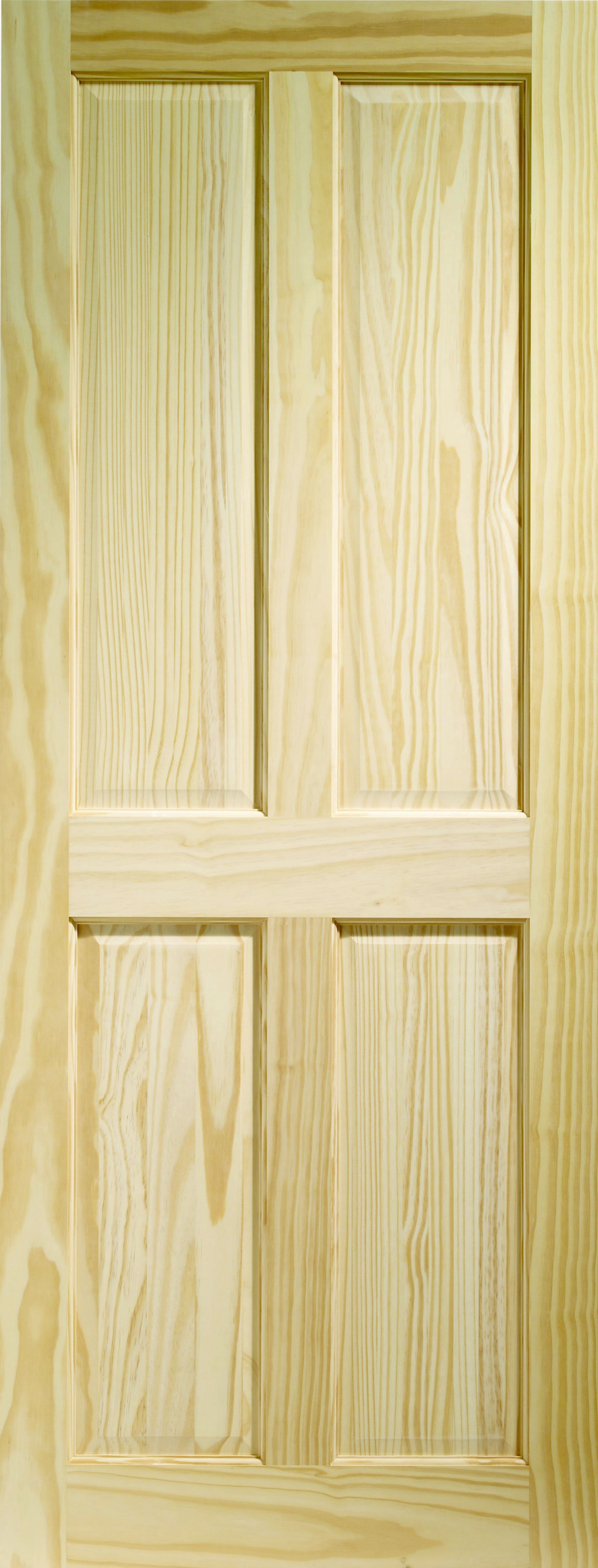 Wickes Skipton Clear Pine 4 Panel FD30 Internal Fire Door - 1981 x 838mm