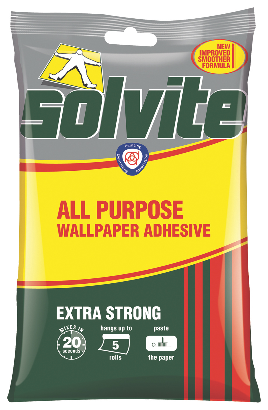 Image of Solvite All Purpose Wallpaper Paste - 5 Roll