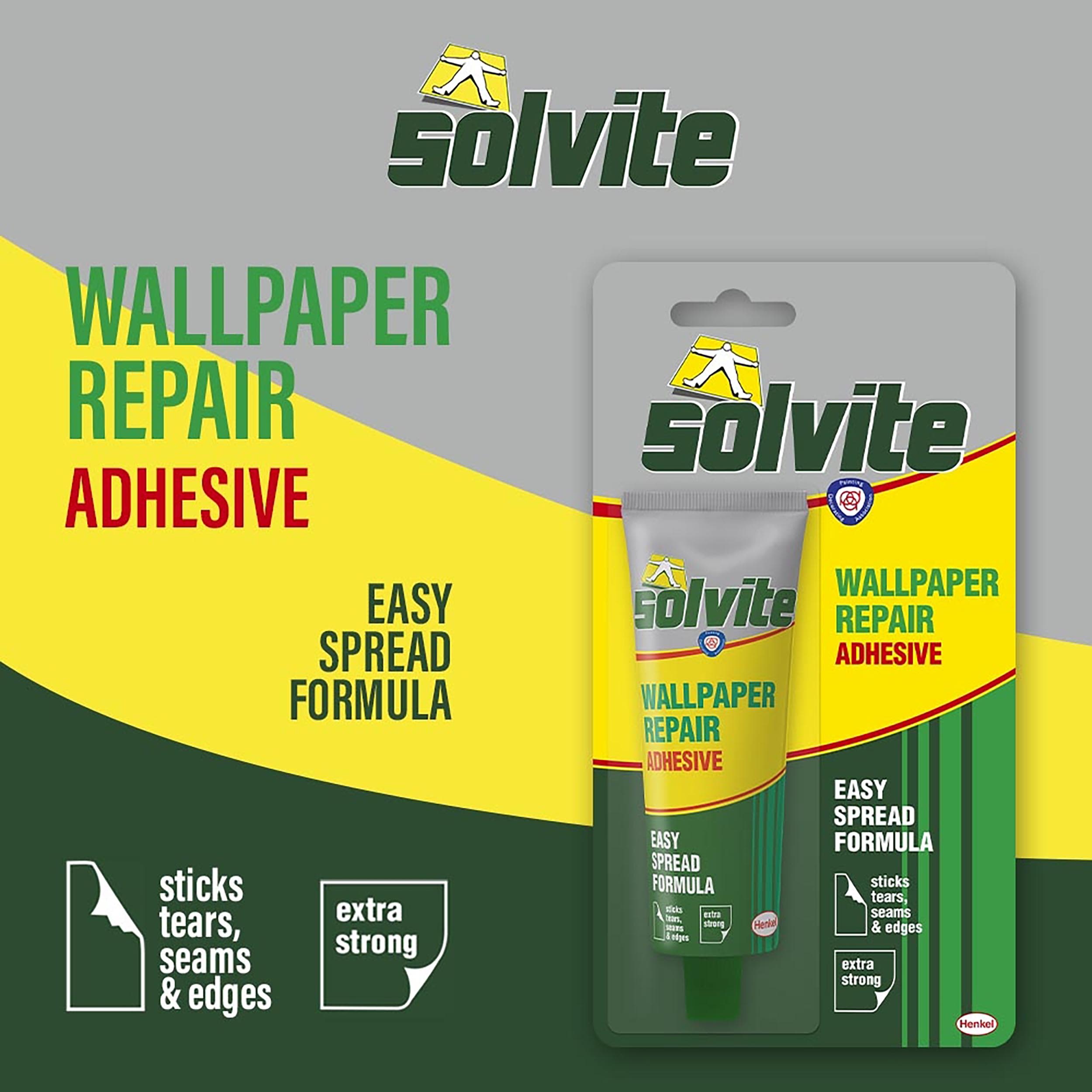 Solvite Wallpaper Repair Paste 56g Wickes.co.uk