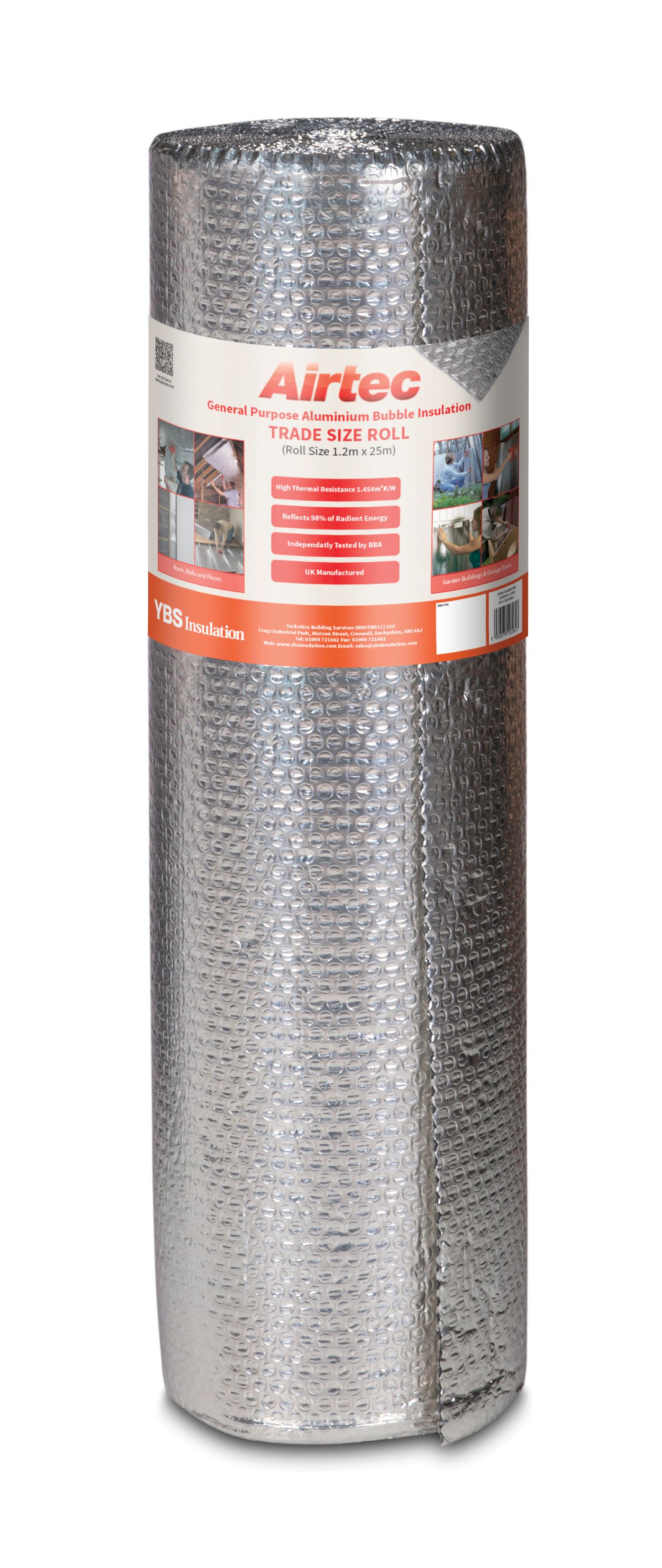 Airtec Multi-Purpose Foil & Polyethylene Insulation Roll -